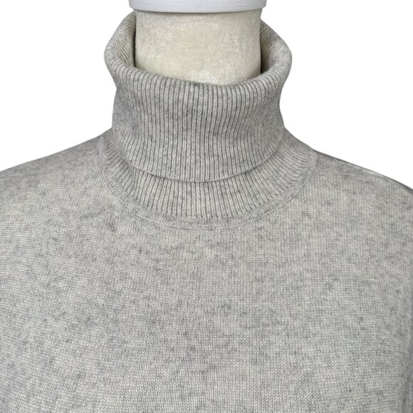 Lauren Ralph Lauren linen color long sleeve pullover turtleneck sweater - Picture 5 of 7